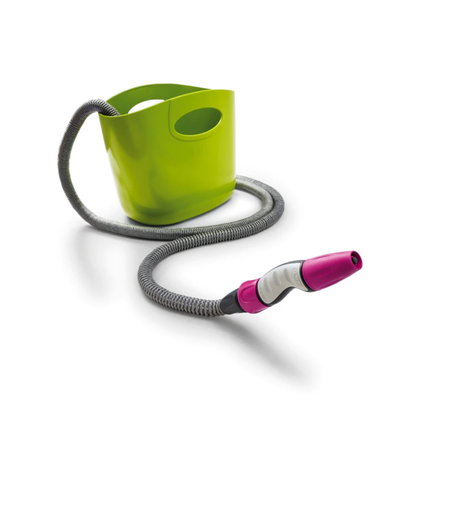 KIT TUBO AUTO ESTENSIBILE G.F. "AQUAPOP" VERDE 15 M